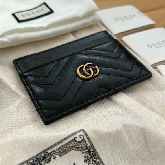 Gucci GG Marmont Card Case - Picture 1 of 12